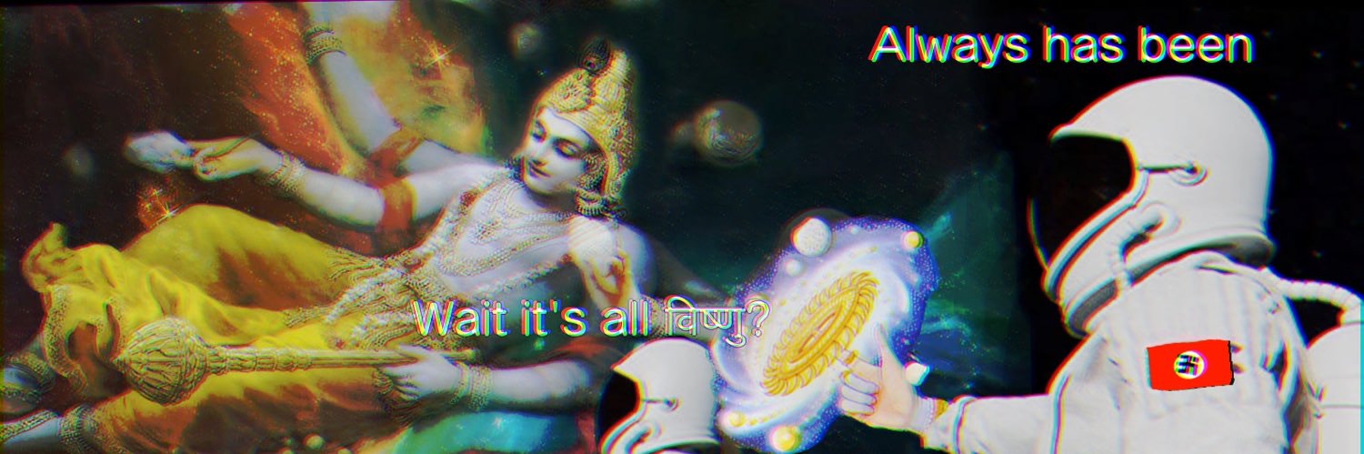 Steppe Cyber Vedic Futurist🕉️☸️ 🥩🌲 banner