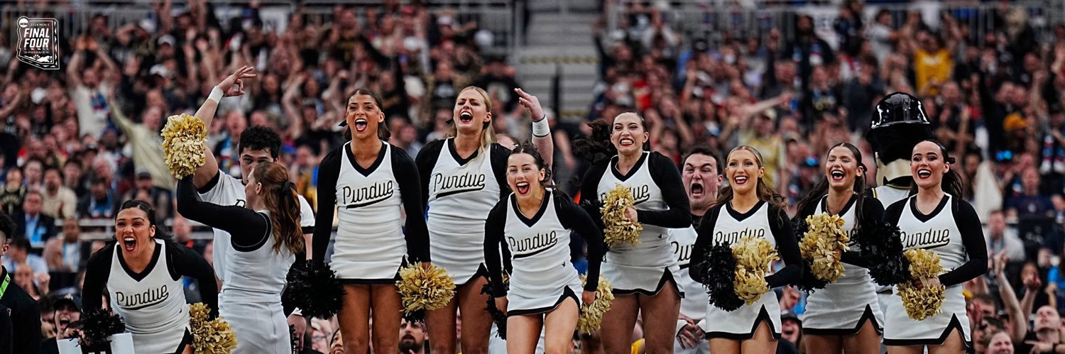 Purdue Cheer banner