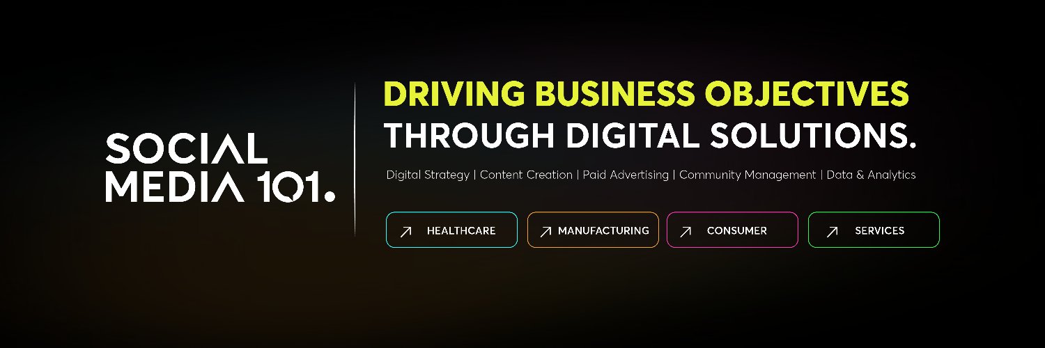 Social Media 101 banner