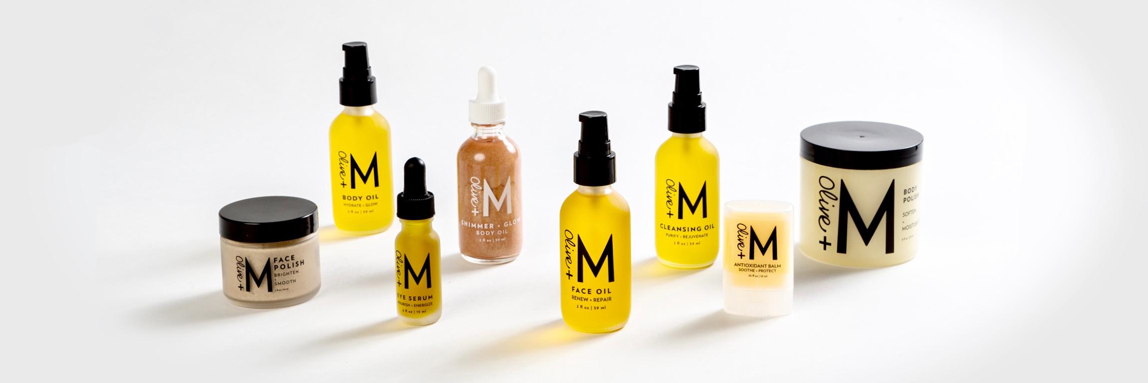 Olive + M banner