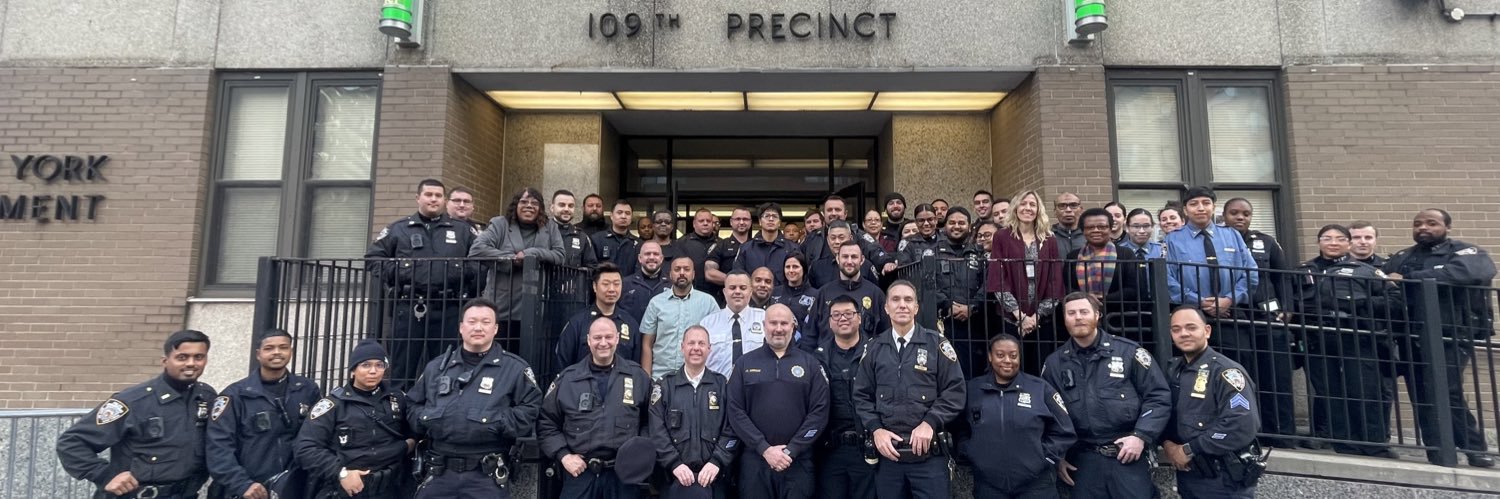 NYPD 109th Precinct's banner
