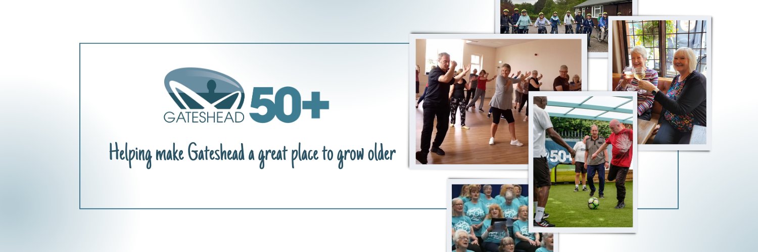 Gateshead 50+ (Gateshead Older People's Assembly) banner