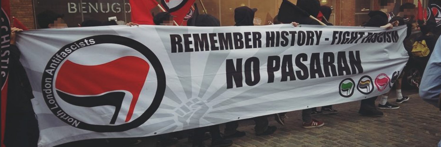 North London Antifa banner