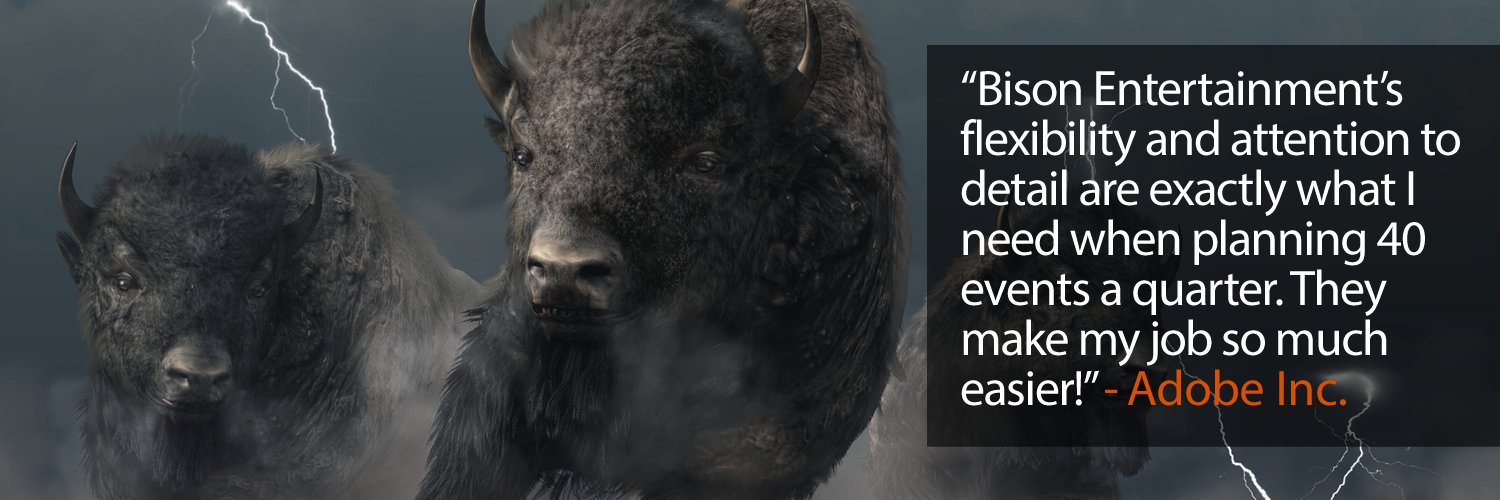 Bison Entertainment banner