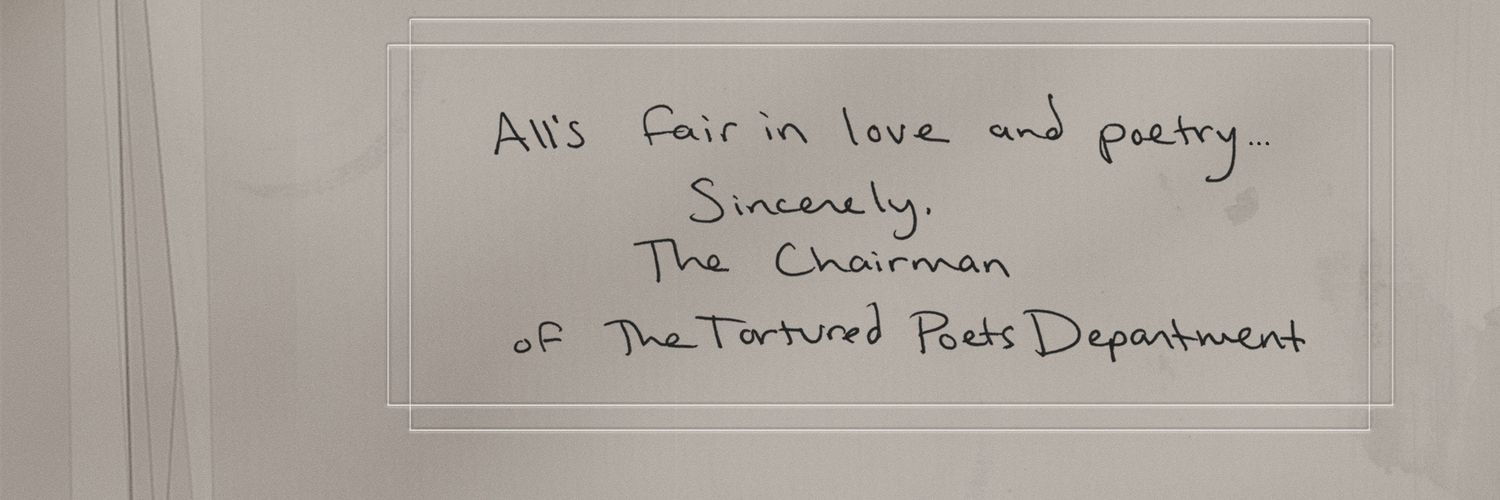 Josa in TTPD📜 🖋 banner