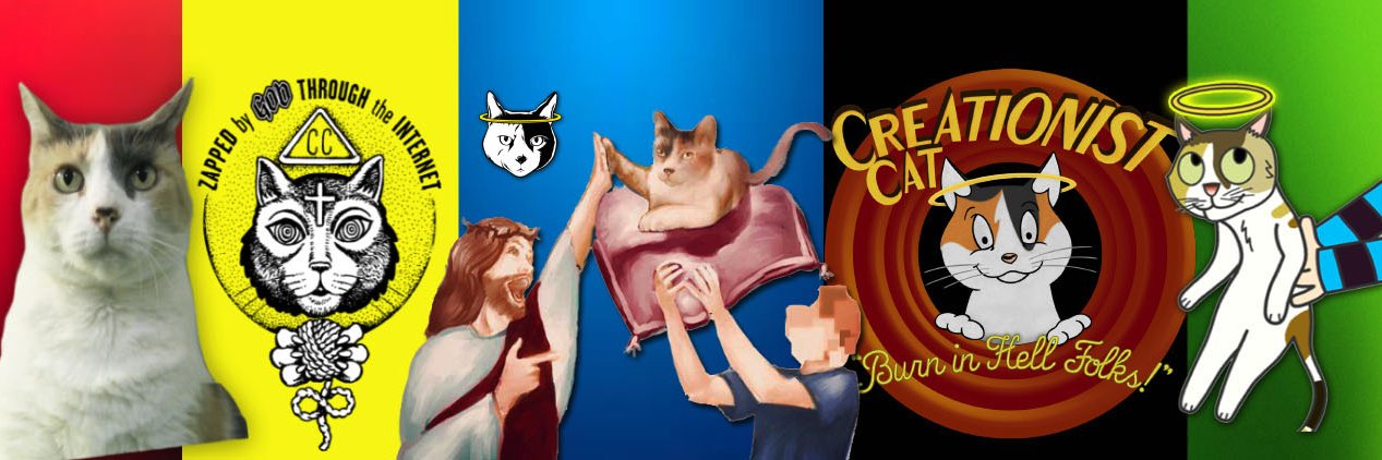 Creationist Cat banner