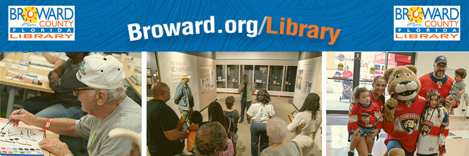 Broward County Library banner