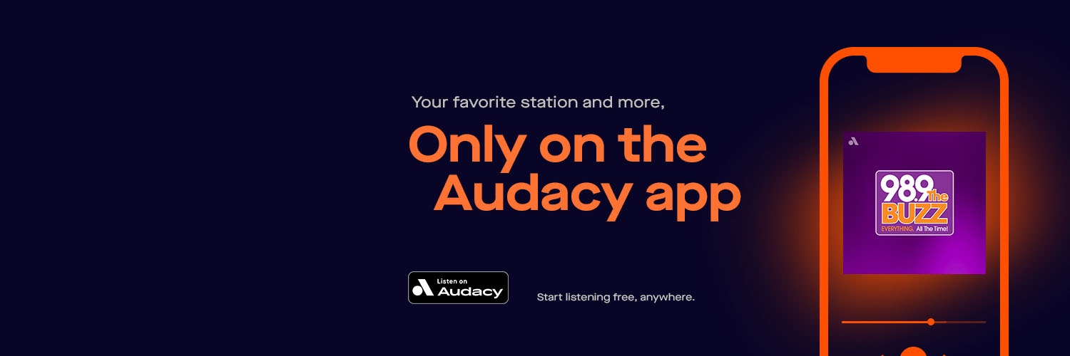 98.9 The Buzz banner