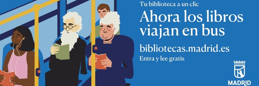 Bibliotecas Ayuntamiento de Madrid banner