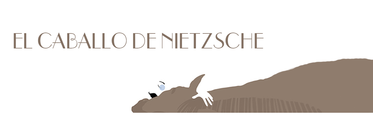 Caballo de Nietzsche's banner
