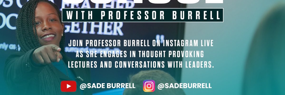 Dr. Sade Burrell banner