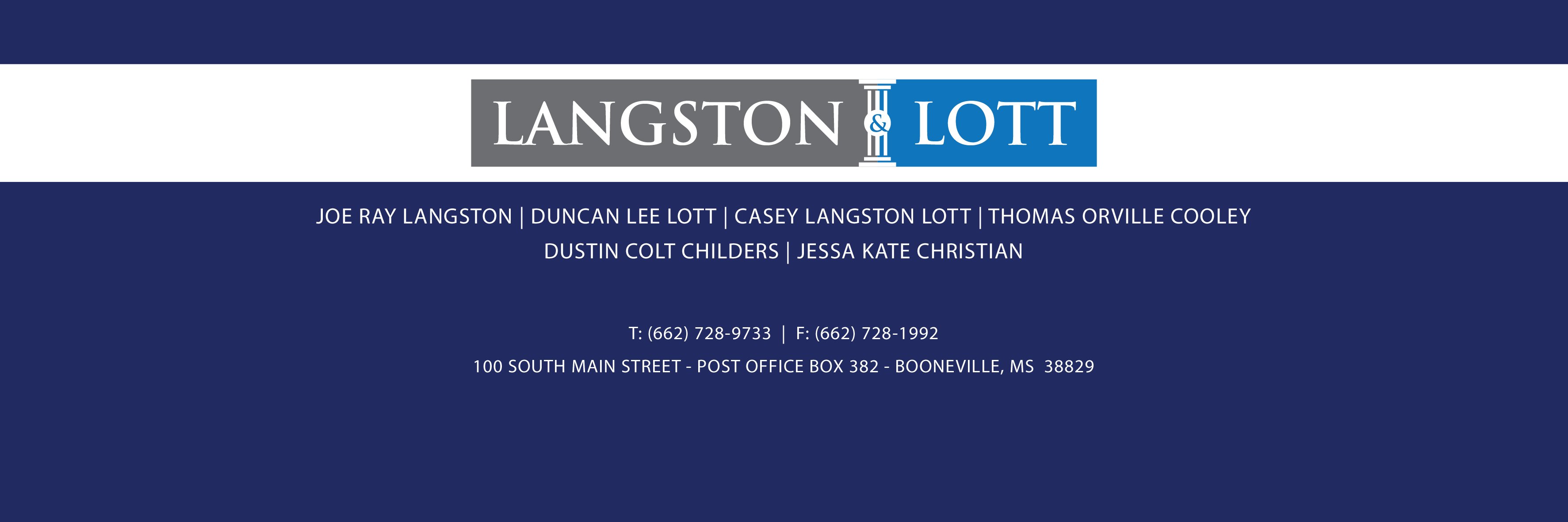 Langston & Lott banner