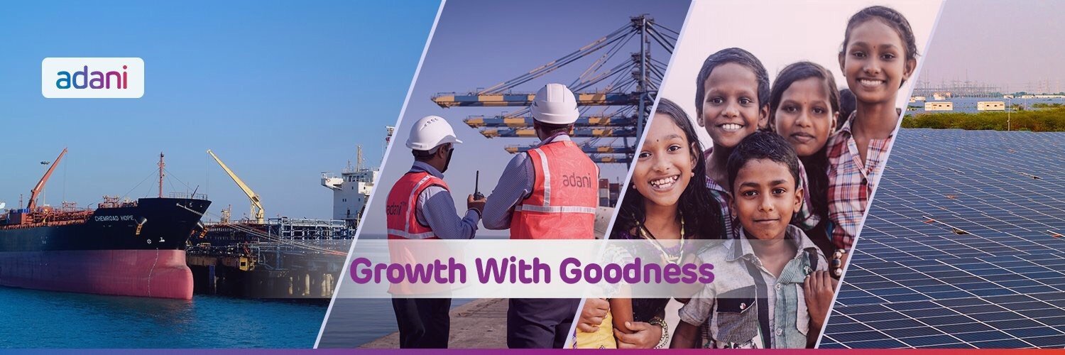 Gautam Adani's banner