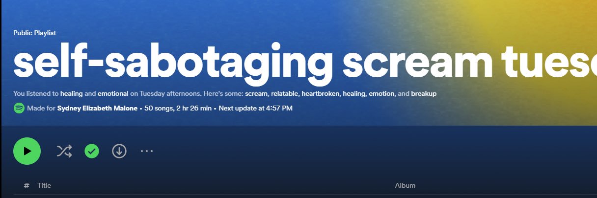 itsSydneyMalone's profile banner image