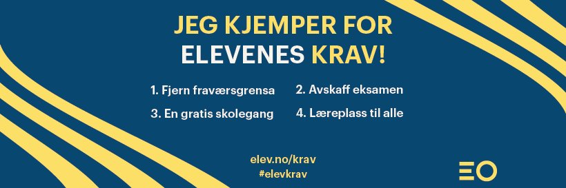 Elevorganisasjonen banner