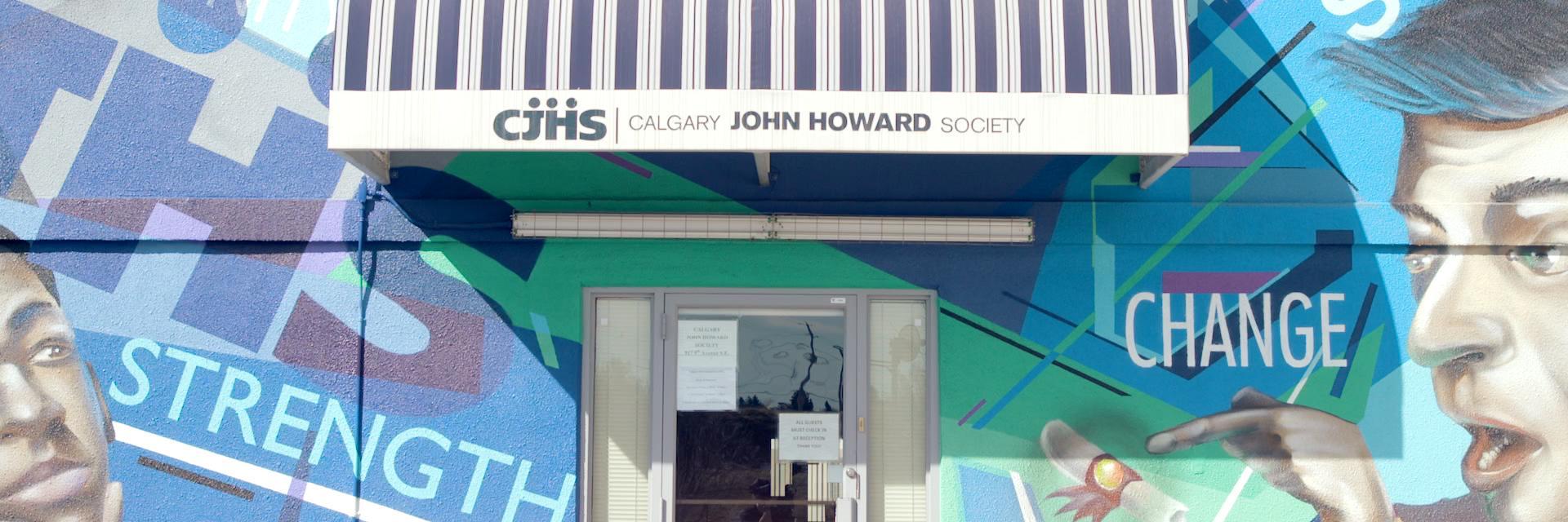 Calgary John Howard Society banner