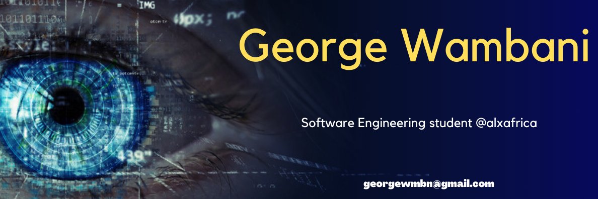 Georgewambani's profile banner image
