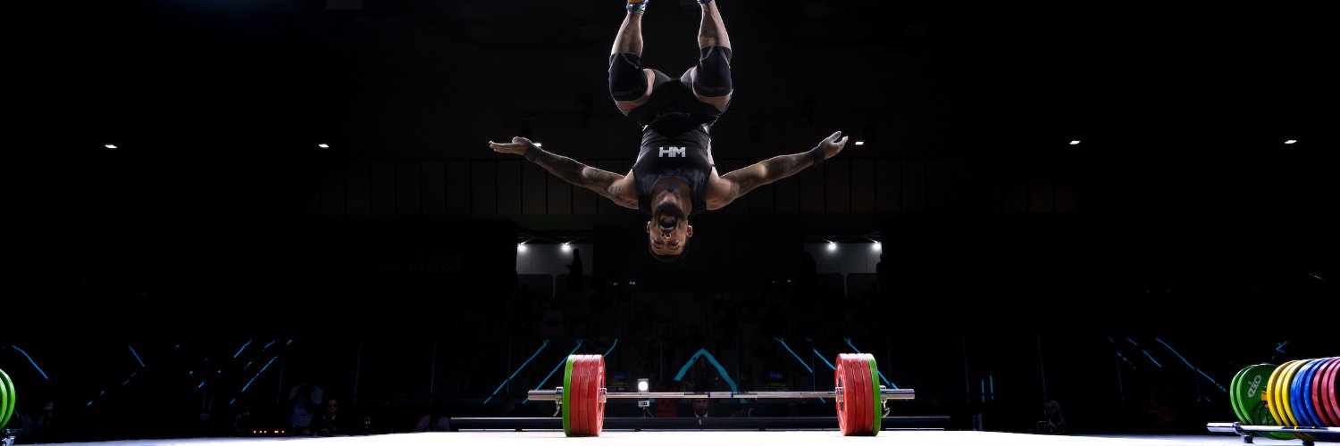 International Weightlifting Federation banner