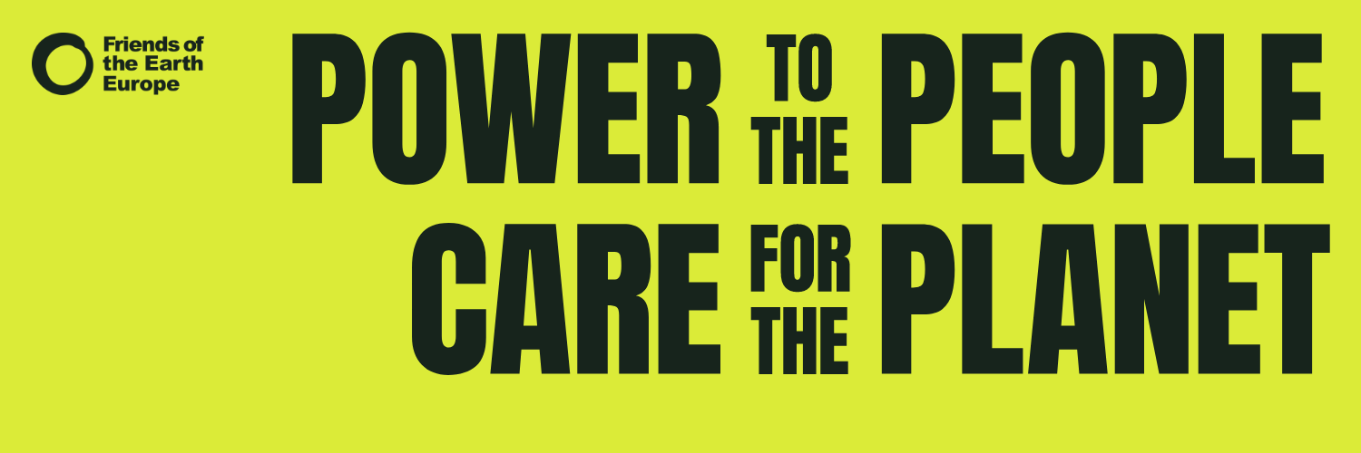 Friends of the Earth Europe🌍 banner