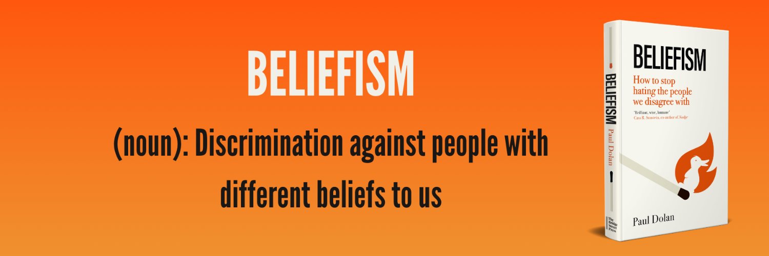 Prof Paul Dolan banner