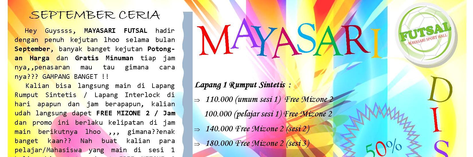 MayasariFutsal's profile banner image