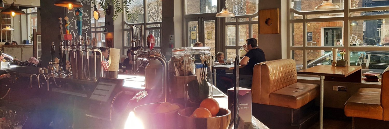 The New Cross House banner