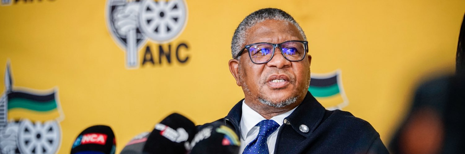 ANC SECRETARY GENERAL | Fikile Mbalula's banner