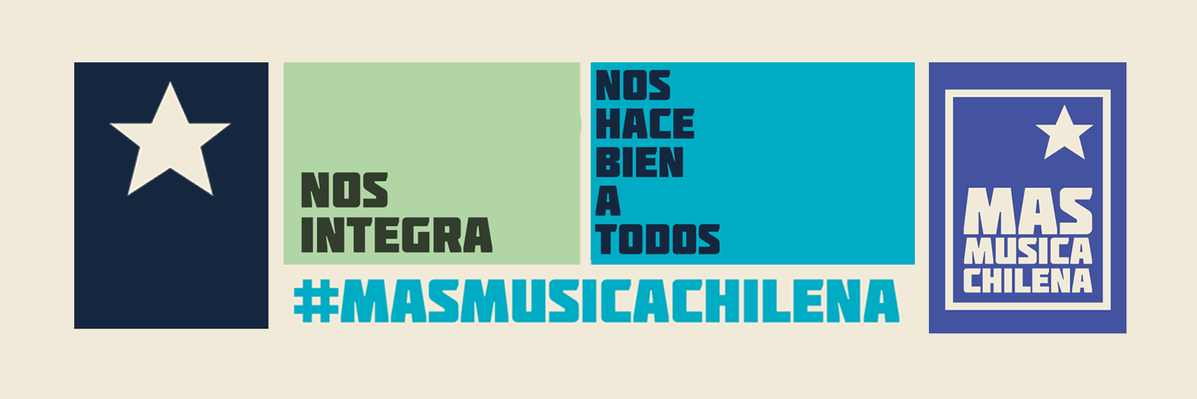 #MasMusicaChilena banner