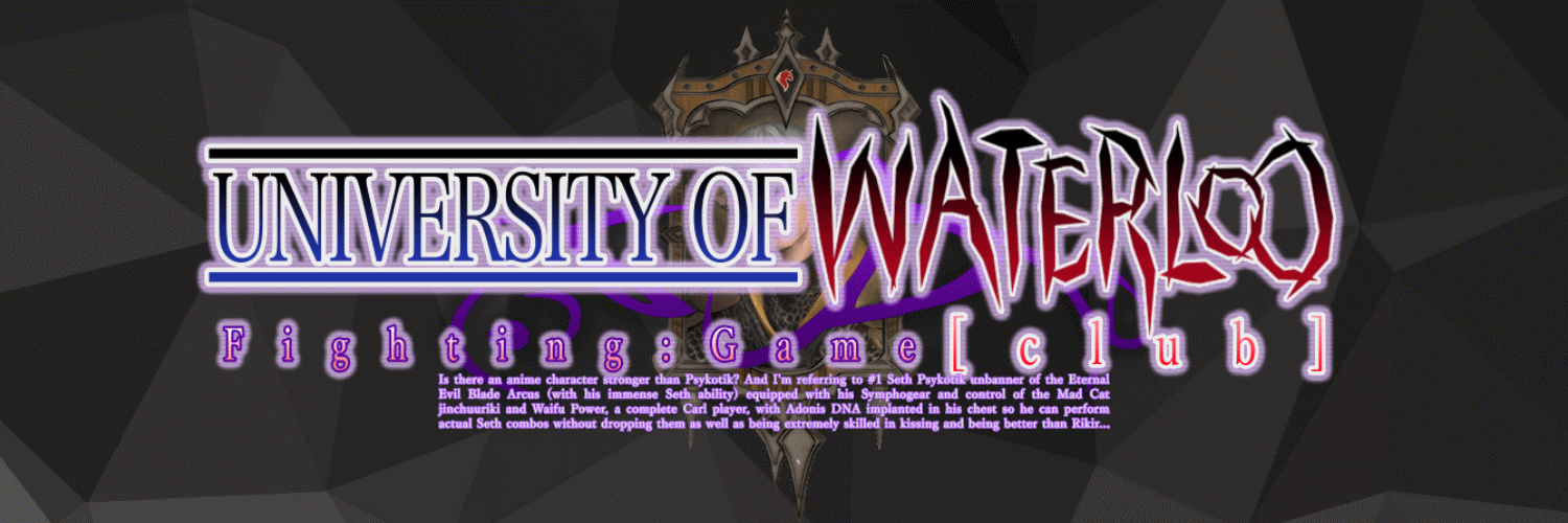 University of Waterloo Fighting Game Community (@uwfgc) / Posts / X