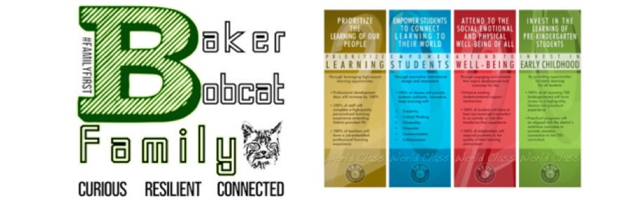 Baker Middle School banner