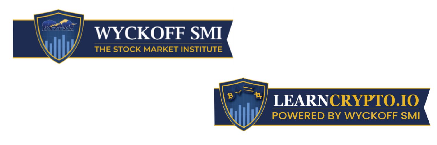 Wyckoff SMI / Learn Crypto banner