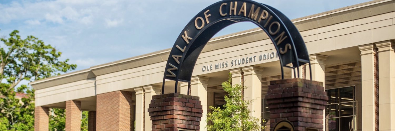 Ole Miss Student Union banner