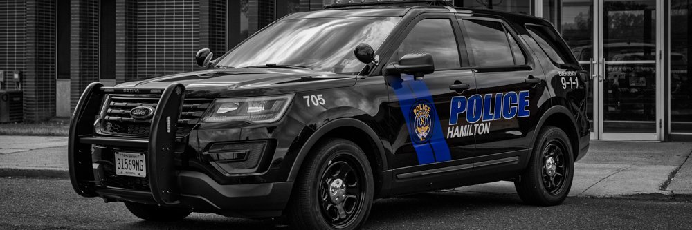 Hamilton Police Division; Mercer County NJ banner