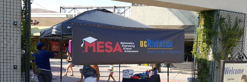 UCR MESA banner