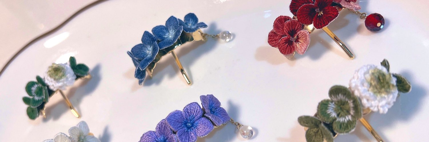 タラオ🧵野花の刺繍屋🪡 banner