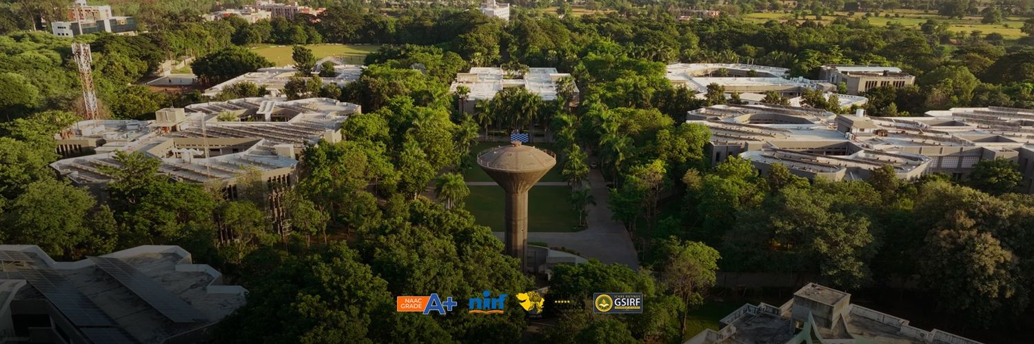 CHARUSAT University banner