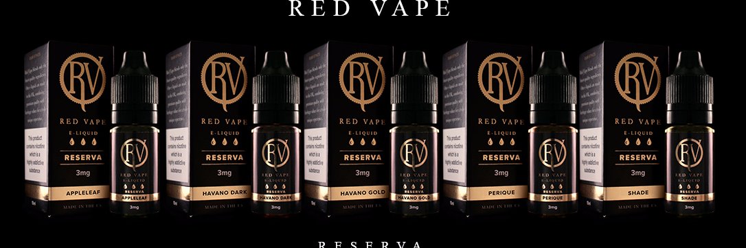 Red Vape e-liquids banner