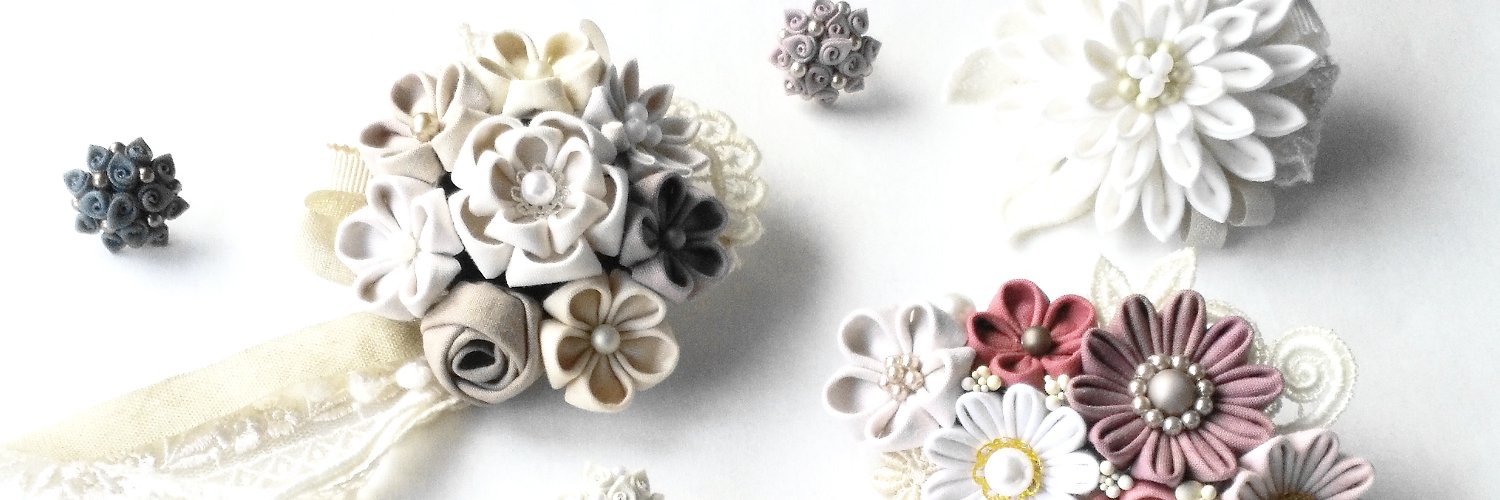 ずきん❤︎ナチュラルガーリー系つまみ細工「胡桃や」 banner