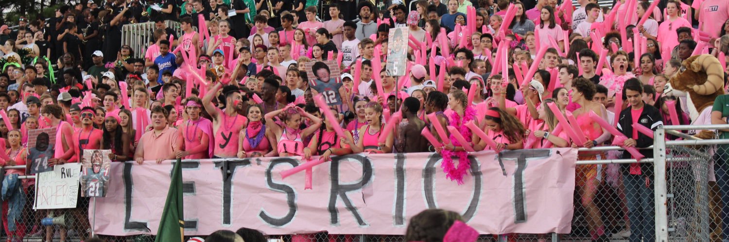 Rams Riot banner