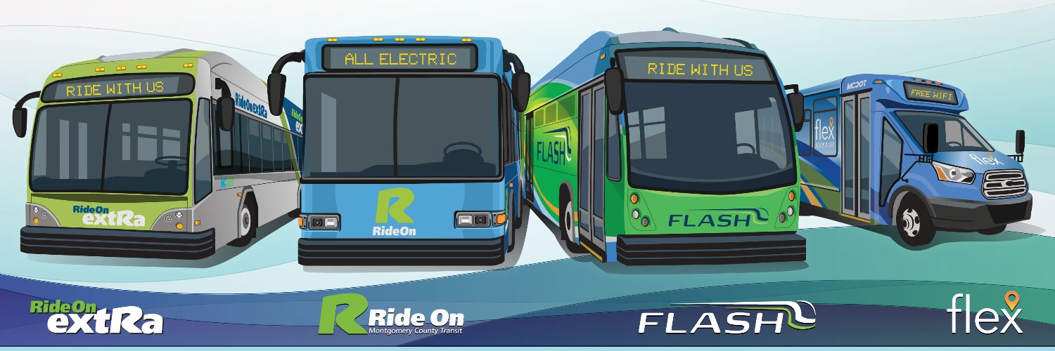 Montgomery County (MD) DOT – Ride On's banner