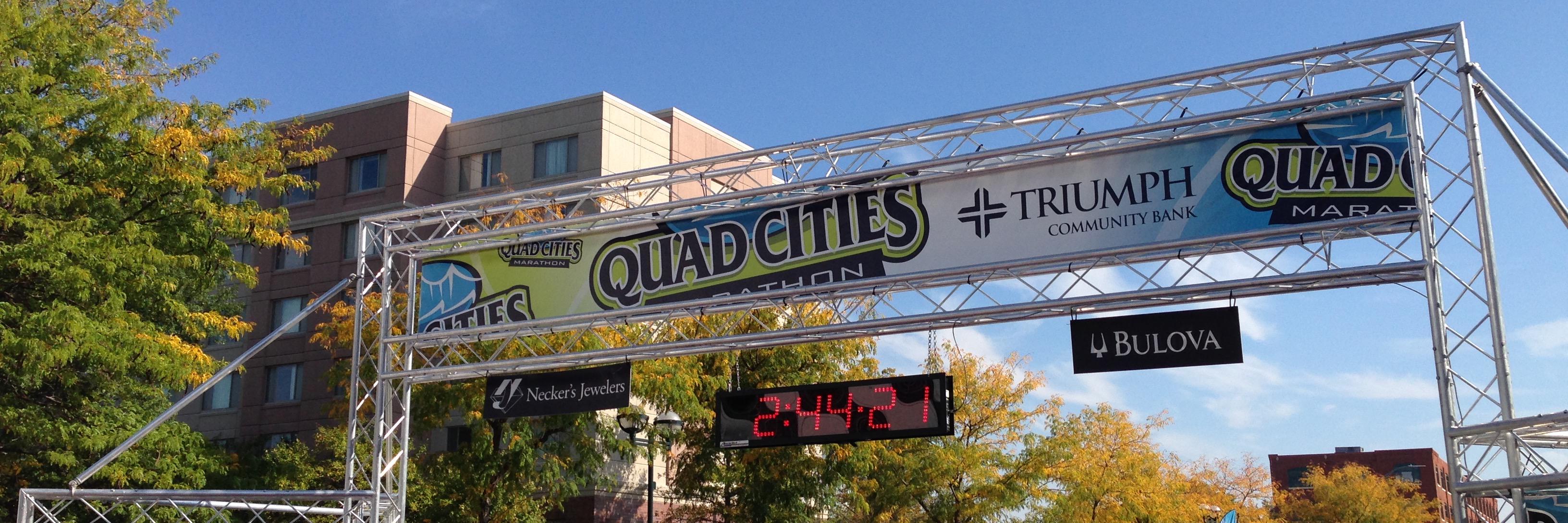 Quad Cities Marathon banner