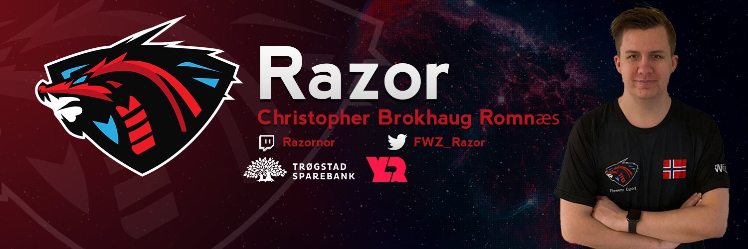Christopher Brokhaug 'Razor' Romnæs banner
