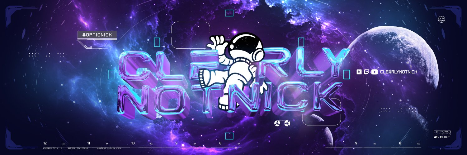 clearlynotnick's profile banner image