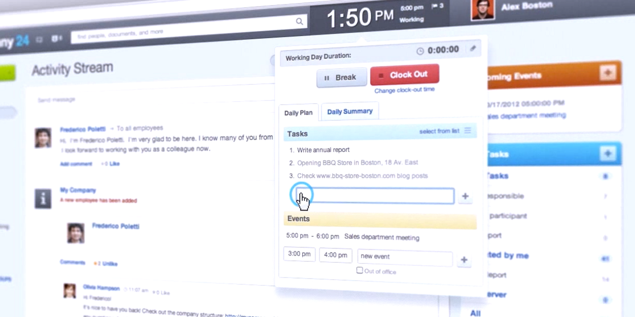 Buzz Intranet banner