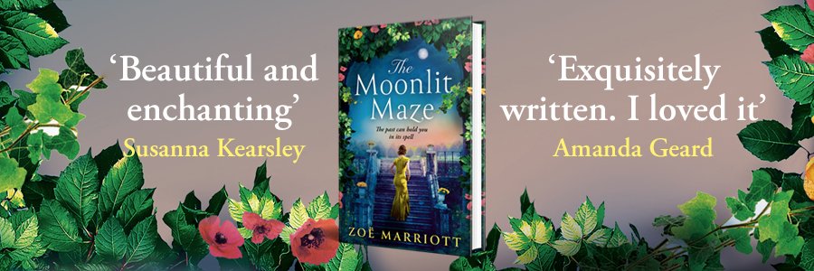 Zoë Marriott**The Moonlit Maze is out now!** banner