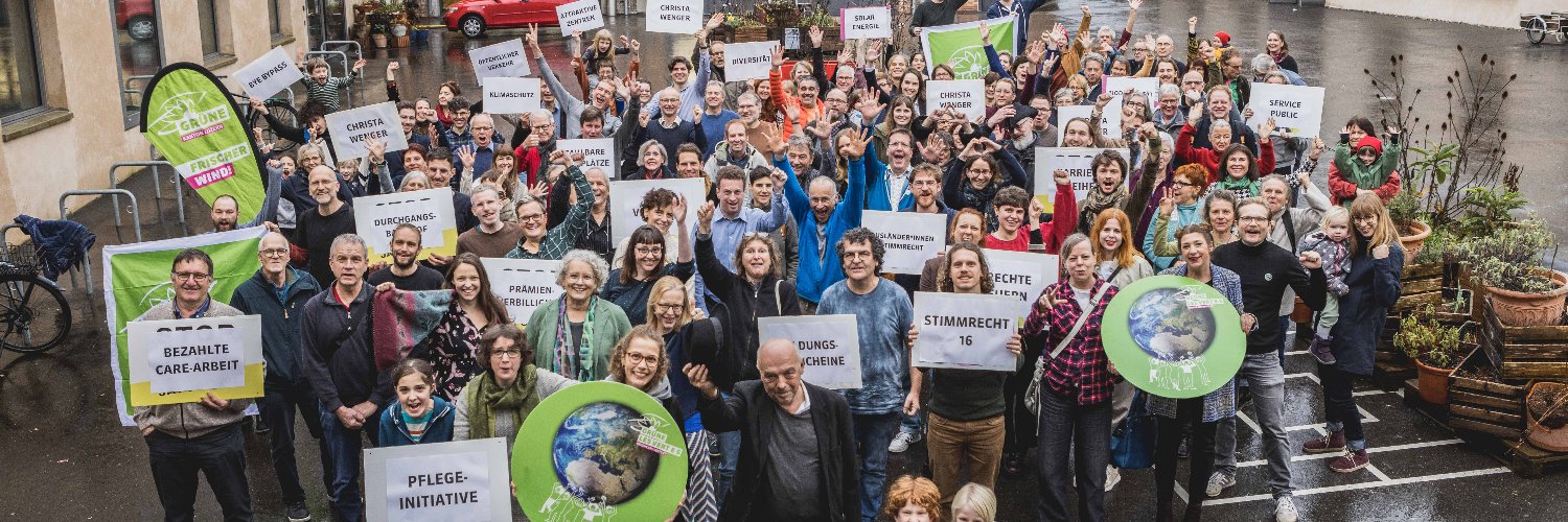 Grüne Luzern banner