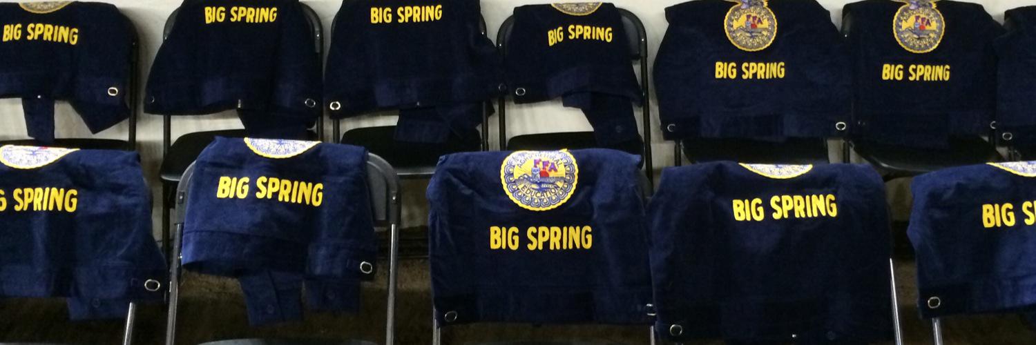Big Spring FFA banner