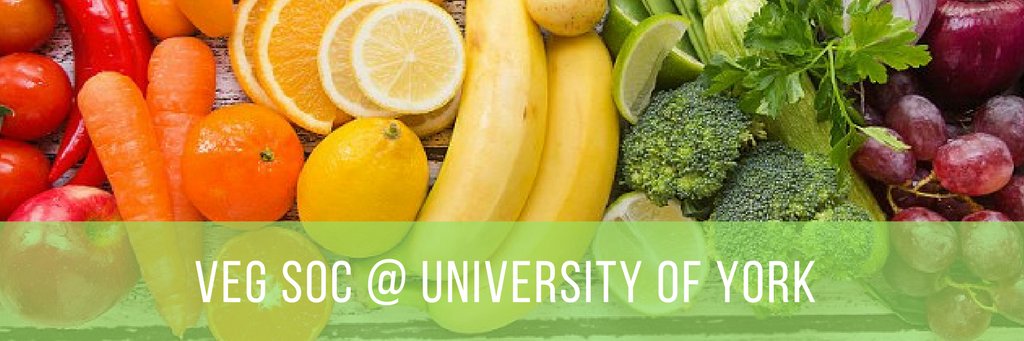 UoY VegSoc banner