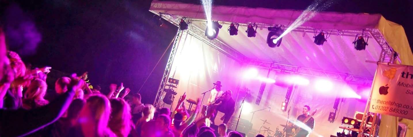 Party in the Paddock banner