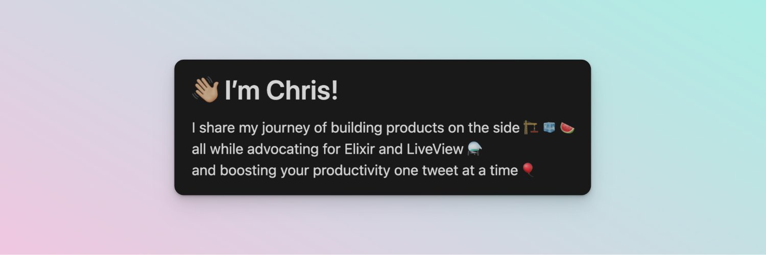 Chris Gregori 🧊 🏗 banner